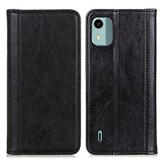 Coque Portefeuille Livre Cuir Etui Clapet D03Y pour Nokia C12 Pro Noir