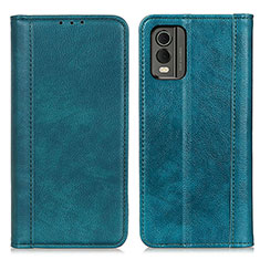 Coque Portefeuille Livre Cuir Etui Clapet D03Y pour Nokia C32 Vert