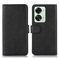 Coque Portefeuille Livre Cuir Etui Clapet D03Y pour OnePlus Nord 2T 5G Noir