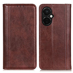 Coque Portefeuille Livre Cuir Etui Clapet D03Y pour OnePlus Nord CE 3 5G Marron