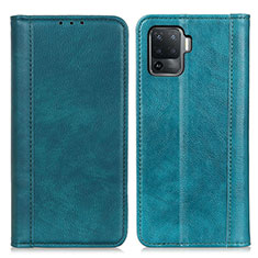 Coque Portefeuille Livre Cuir Etui Clapet D03Y pour Oppo F19 Pro Vert