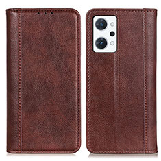 Coque Portefeuille Livre Cuir Etui Clapet D03Y pour Oppo Reno7 A Marron