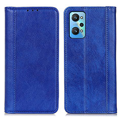 Coque Portefeuille Livre Cuir Etui Clapet D03Y pour Realme GT Neo 3T 5G Bleu