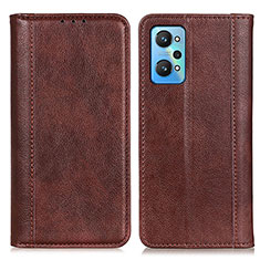 Coque Portefeuille Livre Cuir Etui Clapet D03Y pour Realme GT Neo 3T 5G Marron