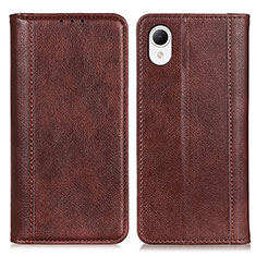 Coque Portefeuille Livre Cuir Etui Clapet D03Y pour Samsung Galaxy A23e 5G Marron