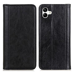 Coque Portefeuille Livre Cuir Etui Clapet D03Y pour Samsung Galaxy M04 Noir