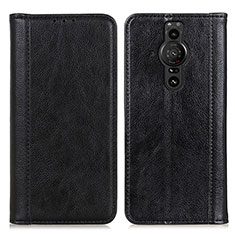 Coque Portefeuille Livre Cuir Etui Clapet D03Y pour Sony Xperia PRO-I Noir