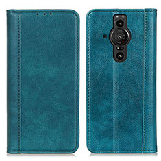 Coque Portefeuille Livre Cuir Etui Clapet D03Y pour Sony Xperia PRO-I Vert