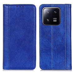 Coque Portefeuille Livre Cuir Etui Clapet D03Y pour Xiaomi Mi 13 Pro 5G Bleu