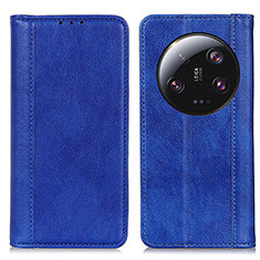 Coque Portefeuille Livre Cuir Etui Clapet D03Y pour Xiaomi Mi 13 Ultra 5G Bleu