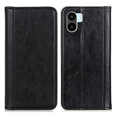 Coque Portefeuille Livre Cuir Etui Clapet D03Y pour Xiaomi Poco C51 Noir