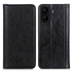 Coque Portefeuille Livre Cuir Etui Clapet D03Y pour Xiaomi Poco C65 Noir