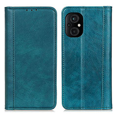 Coque Portefeuille Livre Cuir Etui Clapet D03Y pour Xiaomi Poco M5 4G Vert