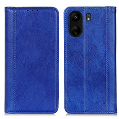 Coque Portefeuille Livre Cuir Etui Clapet D03Y pour Xiaomi Redmi 13C Bleu