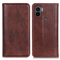 Coque Portefeuille Livre Cuir Etui Clapet D03Y pour Xiaomi Redmi A1 Plus Marron