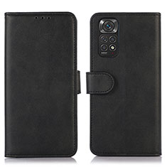 Coque Portefeuille Livre Cuir Etui Clapet D03Y pour Xiaomi Redmi Note 11 4G (2022) Noir