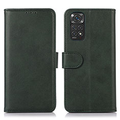 Coque Portefeuille Livre Cuir Etui Clapet D03Y pour Xiaomi Redmi Note 11 4G (2022) Vert