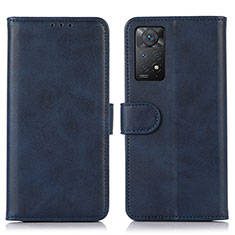 Coque Portefeuille Livre Cuir Etui Clapet D03Y pour Xiaomi Redmi Note 11 Pro 4G Bleu