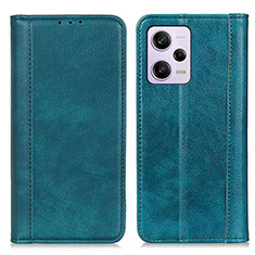 Coque Portefeuille Livre Cuir Etui Clapet D03Y pour Xiaomi Redmi Note 12 Pro 5G Vert