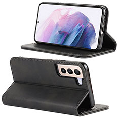 Coque Portefeuille Livre Cuir Etui Clapet D04T pour Samsung Galaxy S22 Plus 5G Noir