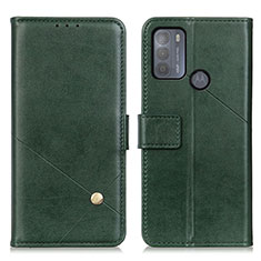 Coque Portefeuille Livre Cuir Etui Clapet D04Y pour Motorola Moto G50 Vert