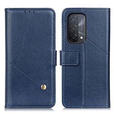 Coque Portefeuille Livre Cuir Etui Clapet D04Y pour OnePlus Nord N200 5G Bleu