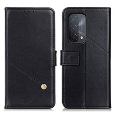 Coque Portefeuille Livre Cuir Etui Clapet D04Y pour OnePlus Nord N200 5G Noir