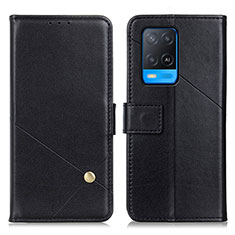 Coque Portefeuille Livre Cuir Etui Clapet D04Y pour Oppo A54 4G Noir