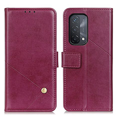 Coque Portefeuille Livre Cuir Etui Clapet D04Y pour Oppo A54 5G Violet