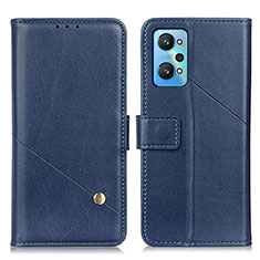 Coque Portefeuille Livre Cuir Etui Clapet D04Y pour Realme GT Neo 3T 5G Bleu