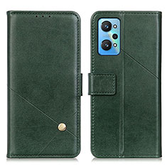 Coque Portefeuille Livre Cuir Etui Clapet D04Y pour Realme GT Neo 3T 5G Vert