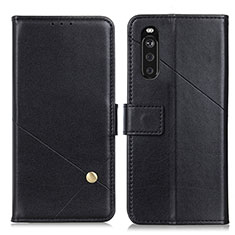 Coque Portefeuille Livre Cuir Etui Clapet D04Y pour Sony Xperia 10 III Lite Noir