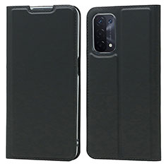 Coque Portefeuille Livre Cuir Etui Clapet D05T pour OnePlus Nord N200 5G Noir