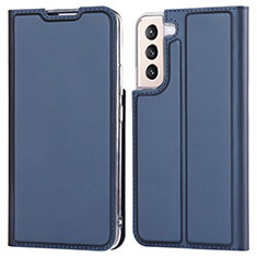 Coque Portefeuille Livre Cuir Etui Clapet D05T pour Samsung Galaxy S22 5G Bleu