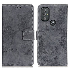 Coque Portefeuille Livre Cuir Etui Clapet D05Y pour Motorola Moto G Play (2023) Gris