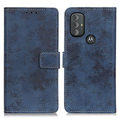 Coque Portefeuille Livre Cuir Etui Clapet D05Y pour Motorola Moto G Power (2022) Bleu