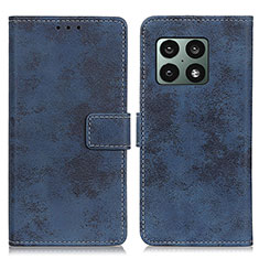 Coque Portefeuille Livre Cuir Etui Clapet D05Y pour OnePlus 10 Pro 5G Bleu