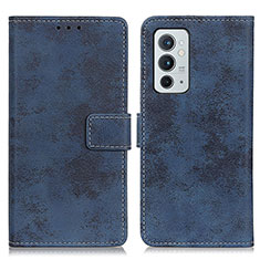 Coque Portefeuille Livre Cuir Etui Clapet D05Y pour OnePlus 9RT 5G Bleu