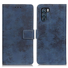 Coque Portefeuille Livre Cuir Etui Clapet D05Y pour Oppo K9 Pro 5G Bleu