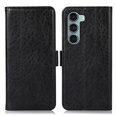 Coque Portefeuille Livre Cuir Etui Clapet D06Y pour Motorola Moto Edge S30 5G Noir