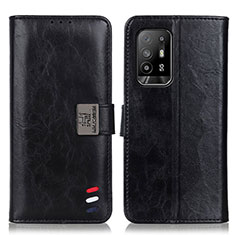 Coque Portefeuille Livre Cuir Etui Clapet D06Y pour Oppo A94 5G Noir