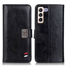 Coque Portefeuille Livre Cuir Etui Clapet D06Y pour Samsung Galaxy S21 5G Noir