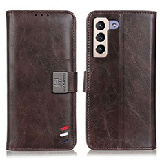 Coque Portefeuille Livre Cuir Etui Clapet D06Y pour Samsung Galaxy S23 5G Marron