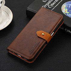 Coque Portefeuille Livre Cuir Etui Clapet D07Y pour Google Pixel 8a 5G Marron