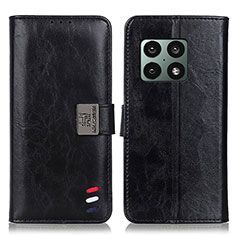 Coque Portefeuille Livre Cuir Etui Clapet D07Y pour OnePlus 10 Pro 5G Noir