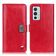 Coque Portefeuille Livre Cuir Etui Clapet D07Y pour OnePlus 9RT 5G Rouge