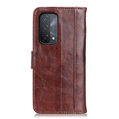 Coque Portefeuille Livre Cuir Etui Clapet D07Y pour OnePlus Nord N200 5G Marron