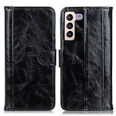 Coque Portefeuille Livre Cuir Etui Clapet D07Y pour Samsung Galaxy S24 5G Noir