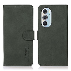 Coque Portefeuille Livre Cuir Etui Clapet D08Y pour Motorola Moto Edge 30 Pro 5G Vert