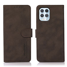 Coque Portefeuille Livre Cuir Etui Clapet D08Y pour Motorola Moto Edge S 5G Marron